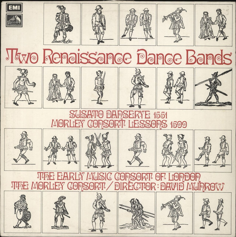 The Early Music Consort Of London Two Renaissance Dance Bands UK vinyl LP album (LP record) HQS1249