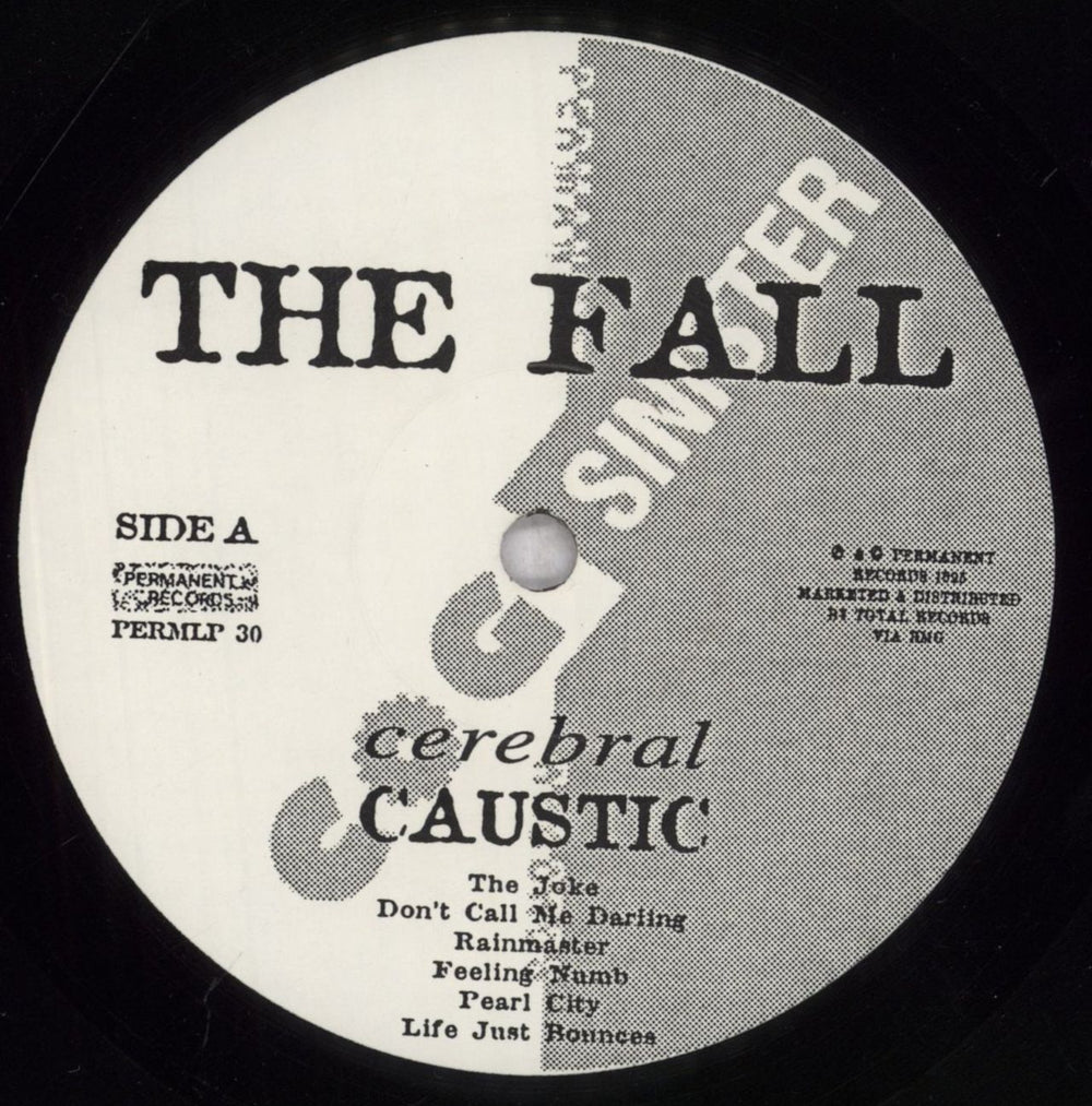 The Fall Cerebal Caustic UK vinyl LP album (LP record) FLLLPCE179820