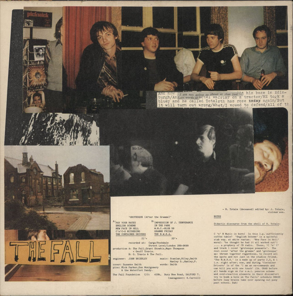 The Fall Grotesque (After The Gramme) - 1st - VG+ UK vinyl LP album (LP record)