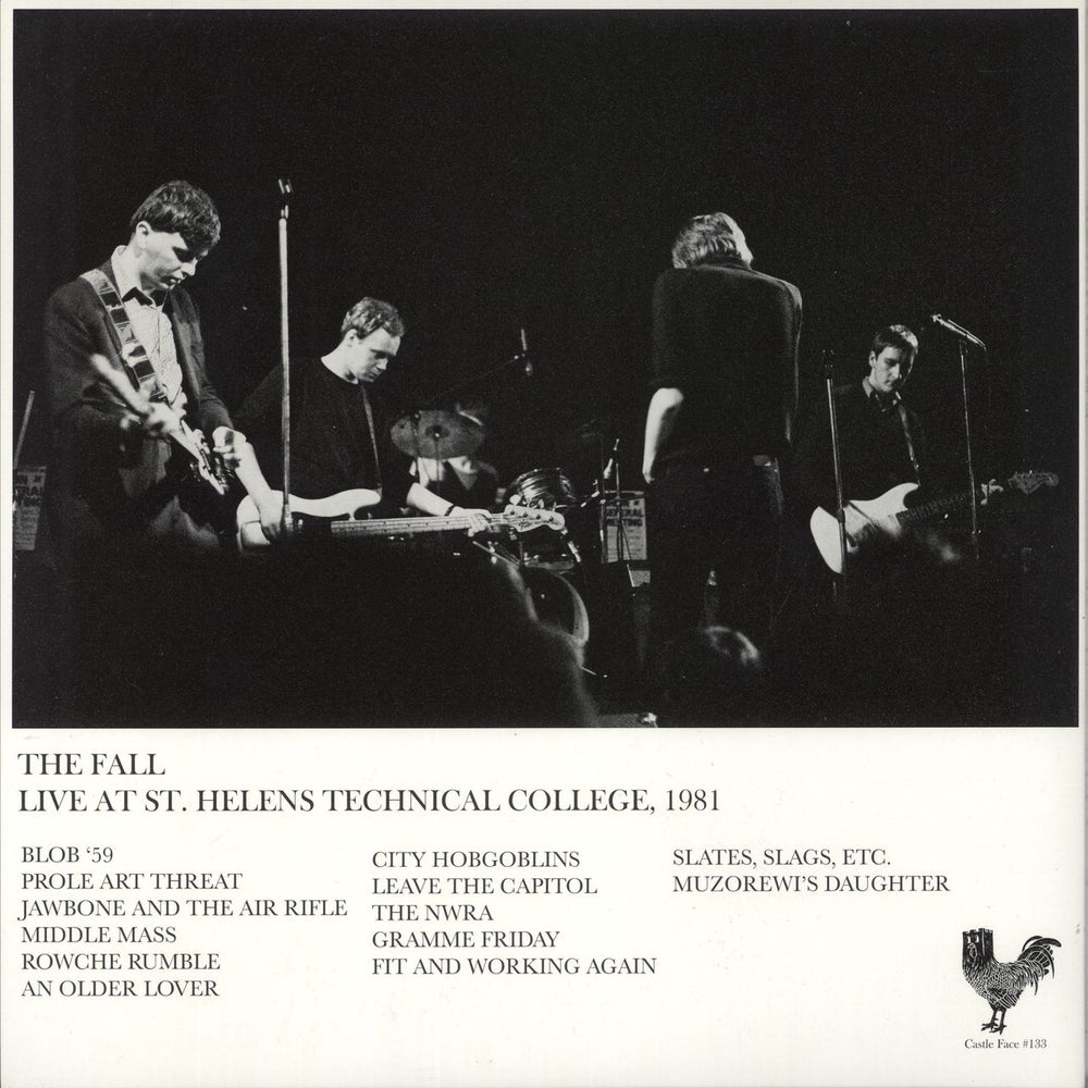 The Fall Live At St. Helens Technical College, 1981 - Clear vinyl + 7" Clear vinyl UK vinyl LP album (LP record) 767870664854