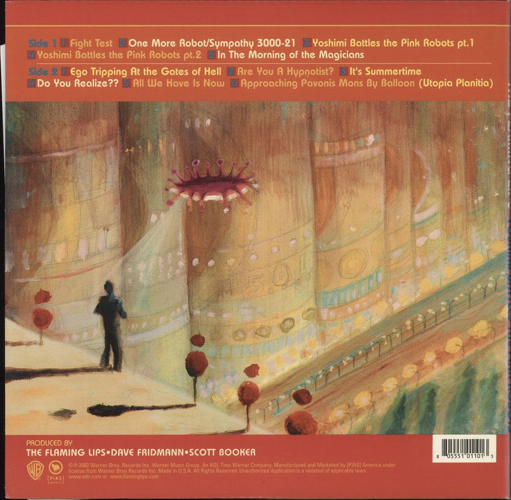 The Flaming Lips Yoshimi Battles The Pink Robots US vinyl LP album (LP record) 805551011013