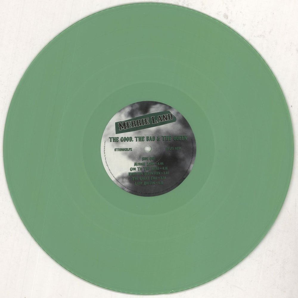 The Good, The Bad And The Queen Merrie Land - 180gram Green Vinyl UK vinyl LP album (LP record) TUQLPME735363