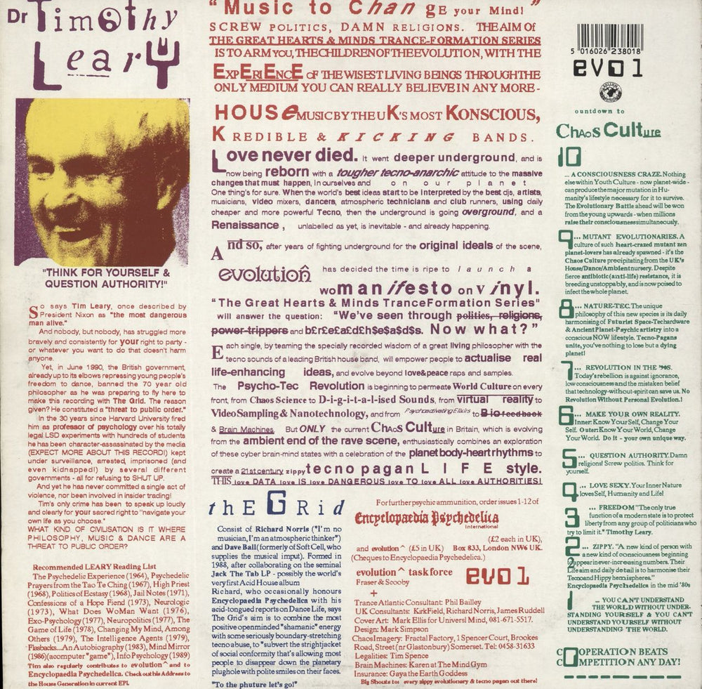 The Grid Origins Of Dance UK 12" vinyl single (12 inch record / Maxi-single) 5016026238018