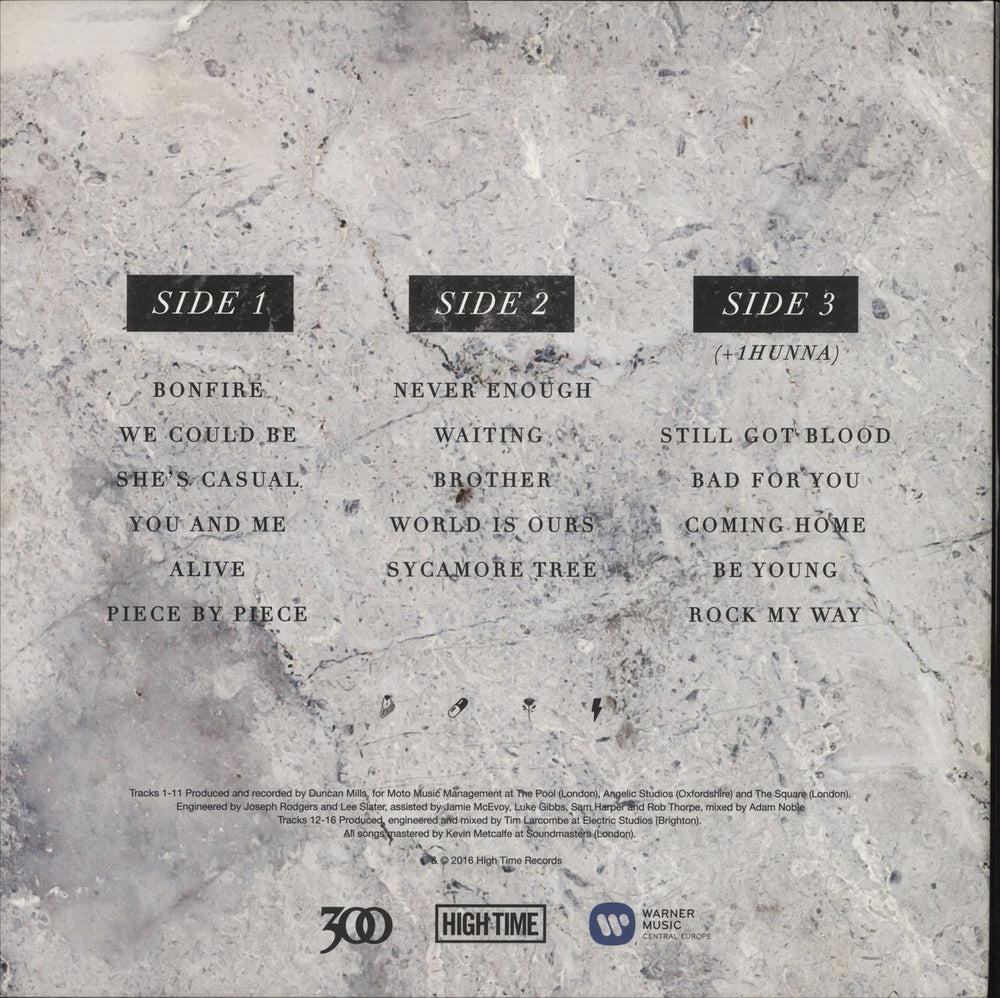 The Hunna 100 (One Hundred) - Pink Glittery Vinyl - EX UK 2-LP vinyl record set (Double LP Album)