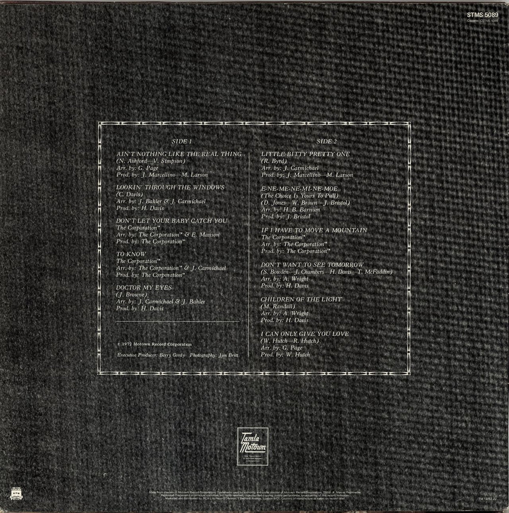 The Jackson Five Lookin' Through The Windows UK vinyl LP album (LP record)