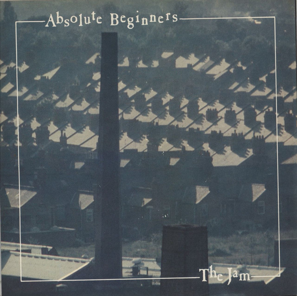 The Jam Absolute Beginners + Insert UK 7" vinyl single (7 inch record / 45) POSP350