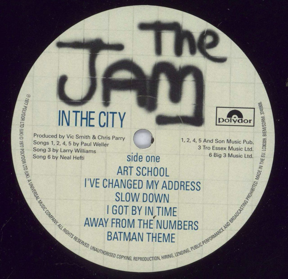 The Jam In The City - 180 Gram - EX UK vinyl LP album (LP record) JAMLPIN831465