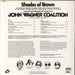 The John Wagner Coalition Shades Of Brown UK vinyl LP album (LP record) 5021449082216