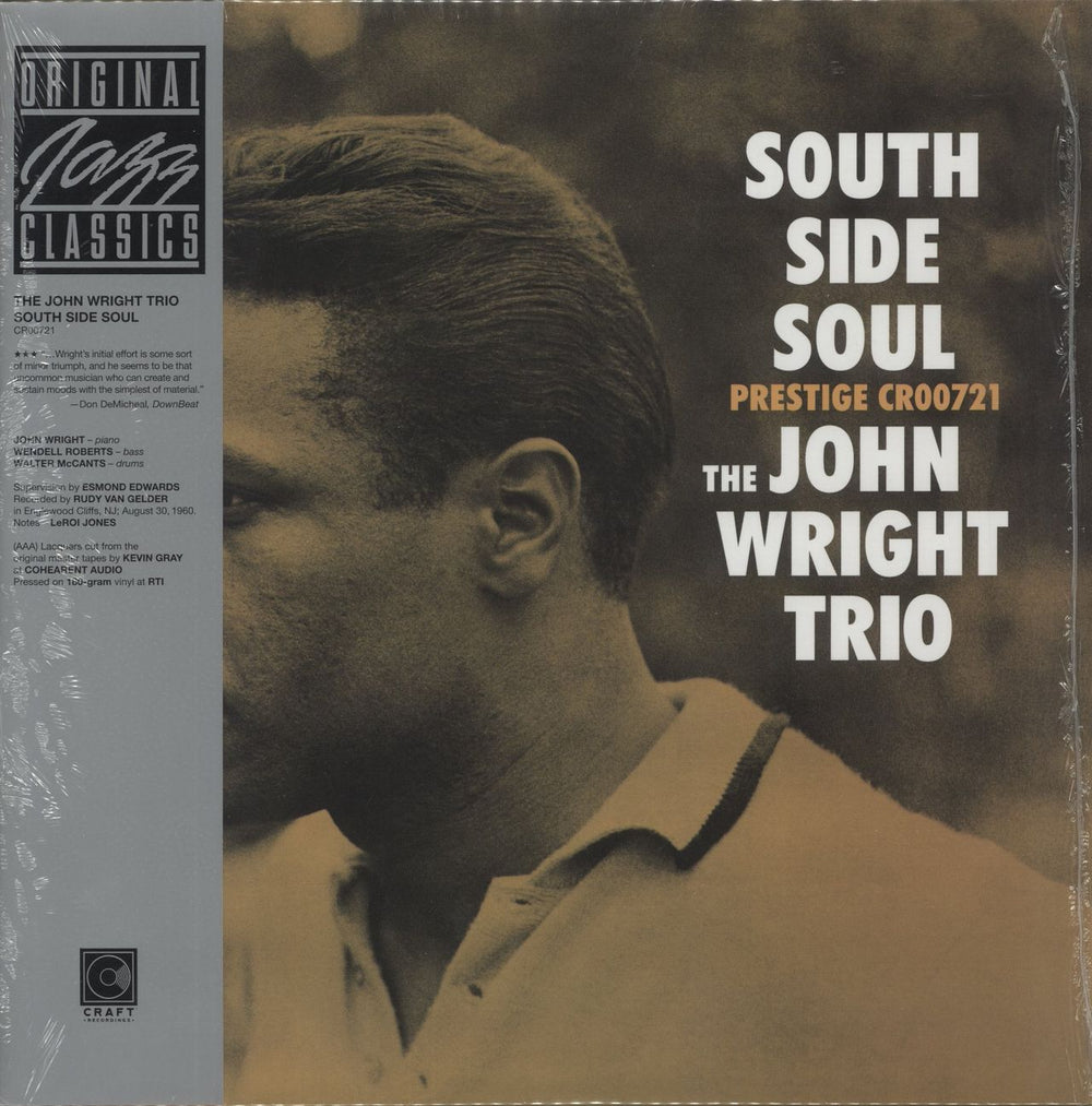 The John Wright Trio South Side Soul - 180g UK vinyl LP album (LP record) CR00721