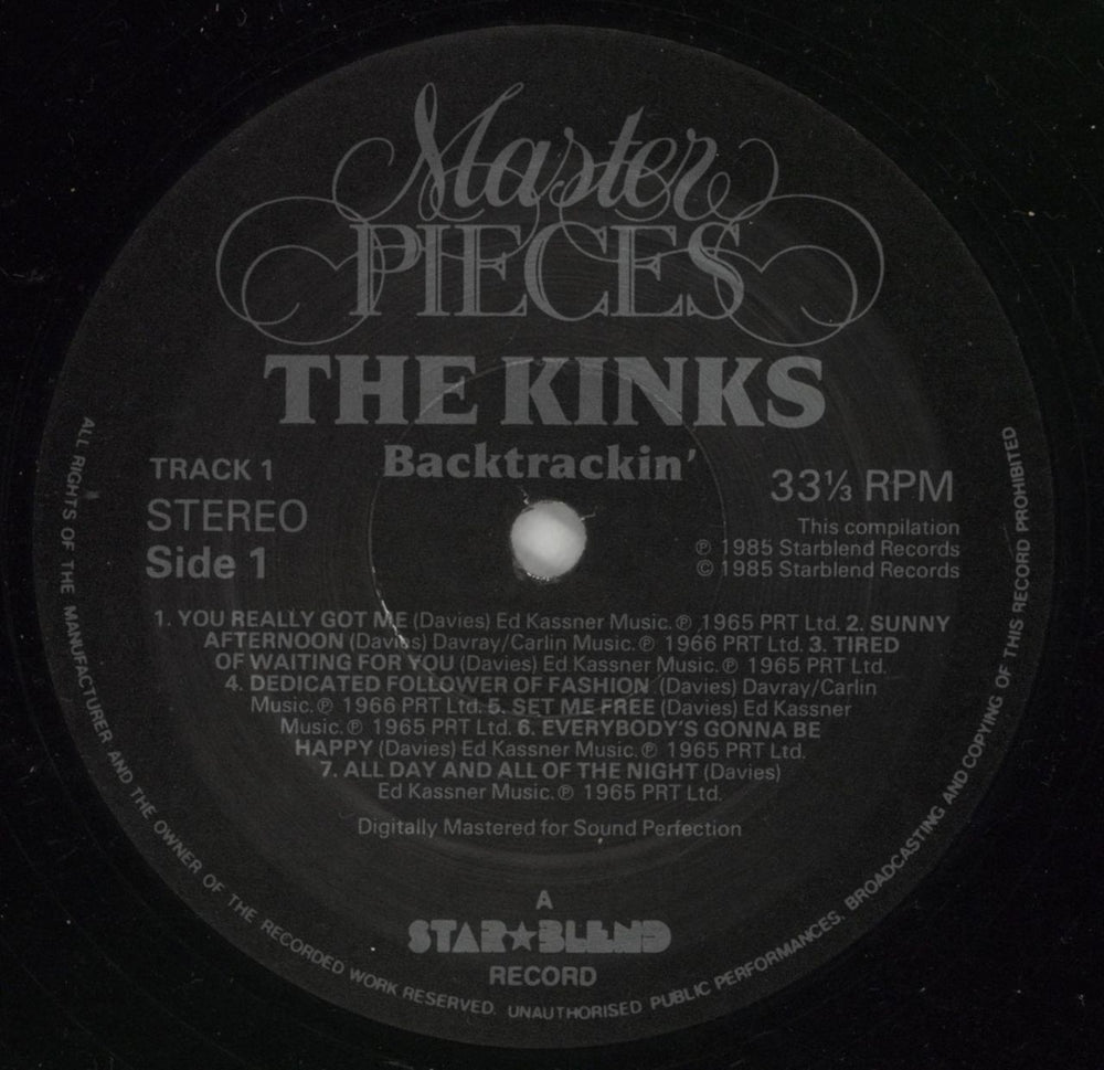 The Kinks Backtrackin' UK 2-LP vinyl record set (Double LP Album) KIN2LBA217025