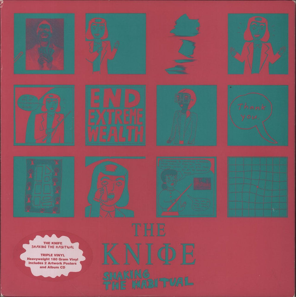 The Knife Shaking The Habitual - 180 Gram Vinyl UK 3-LP vinyl record set (Triple LP Album) BRILLP117