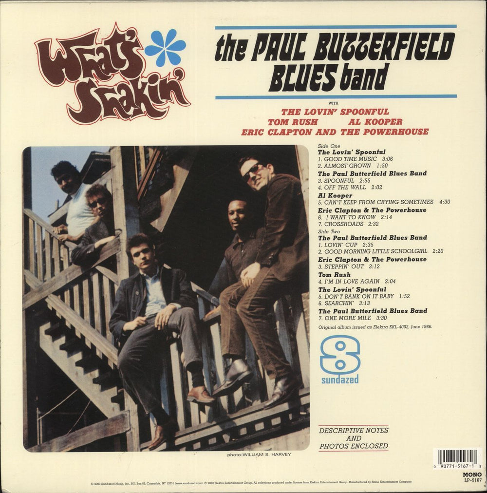 The Lovin' Spoonful What's Shakin' US vinyl LP album (LP record)