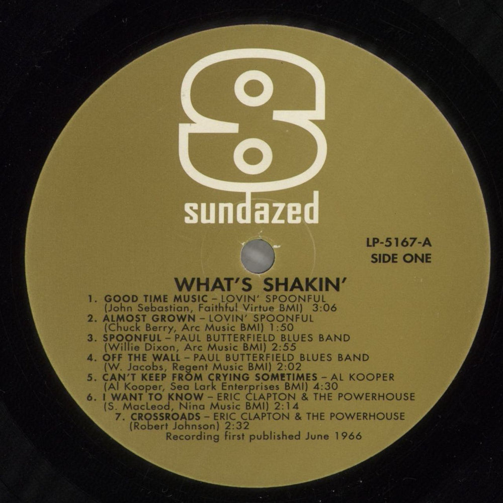 The Lovin' Spoonful What's Shakin' US vinyl LP album (LP record) LSPLPWH880486