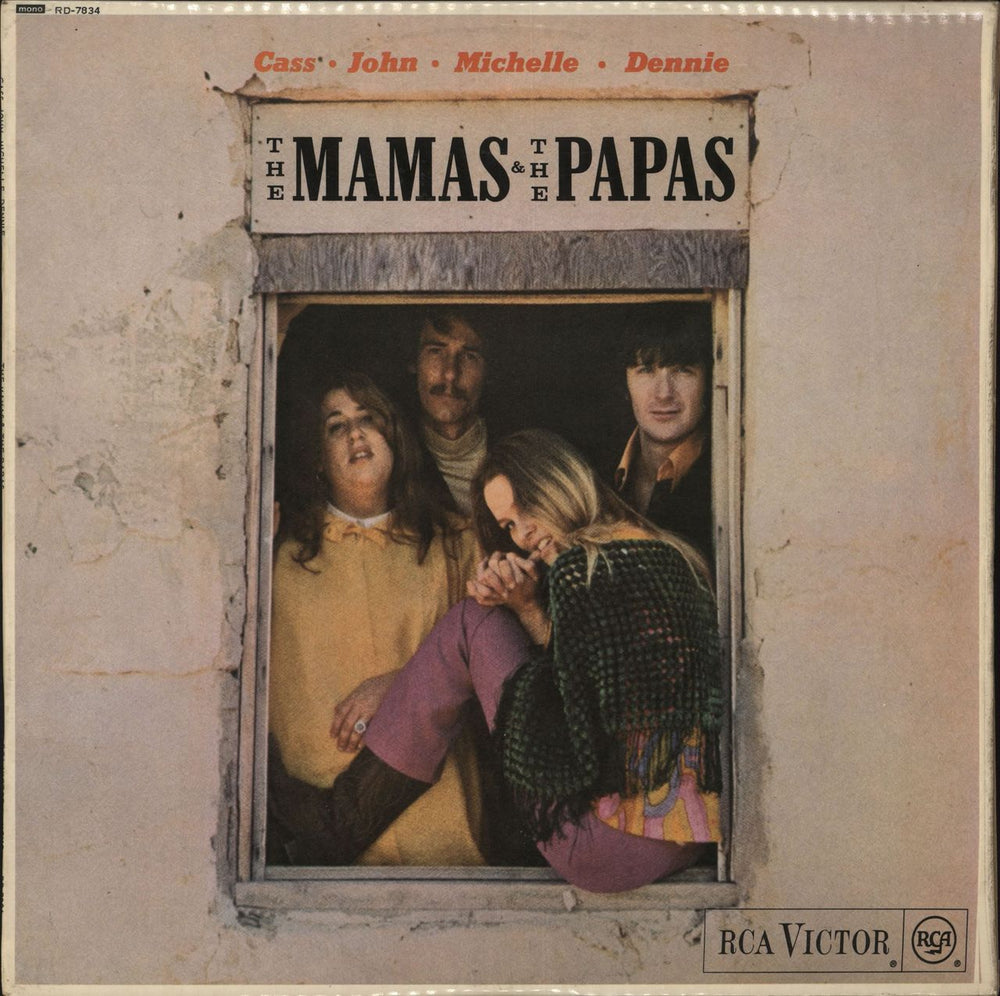 The Mama's And The Papa's Cass, John, Michelle, Dennie - Red Spot UK vinyl LP album (LP record) RD-7834