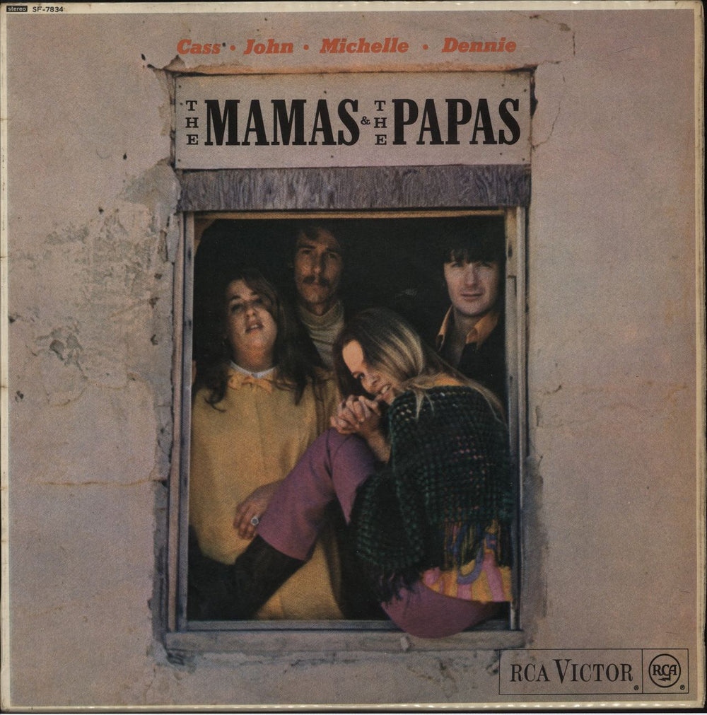 The Mama's And The Papa's Cass, John, Michelle, Dennie UK vinyl LP album (LP record) SF-7834