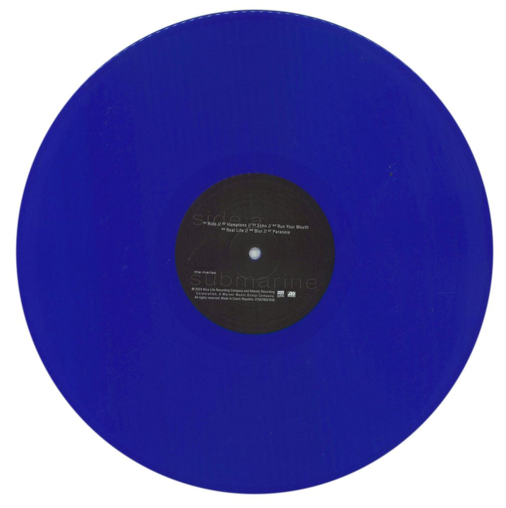 The Marías Submarine - Opaque Blue Jay - Water Cover US vinyl LP album (LP record) 8IHLPSU855861