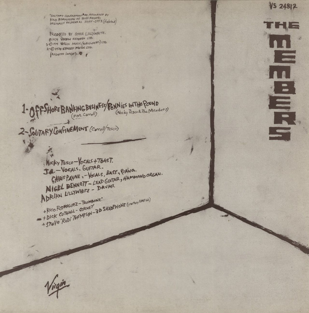 The Members Offshore Banking Business UK 12" vinyl single (12 inch record / Maxi-single)