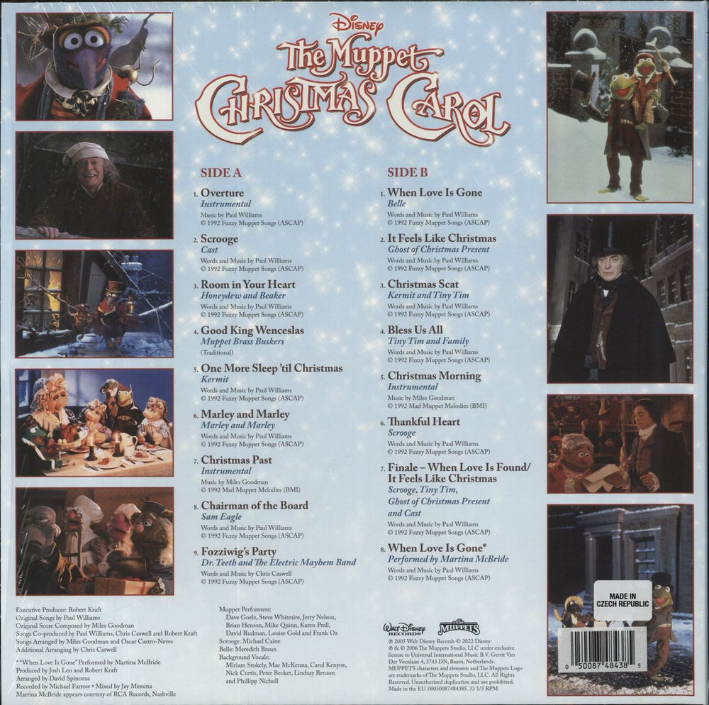The Muppets The Muppet Christmas Carol UK picture disc LP (vinyl picture disc album) 050087484385
