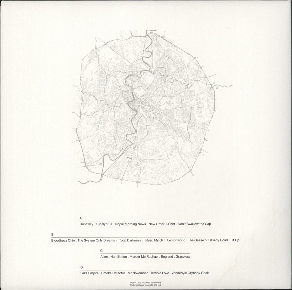 The National Rome - EX UK 2-LP vinyl record set (Double LP Album) 191400080119