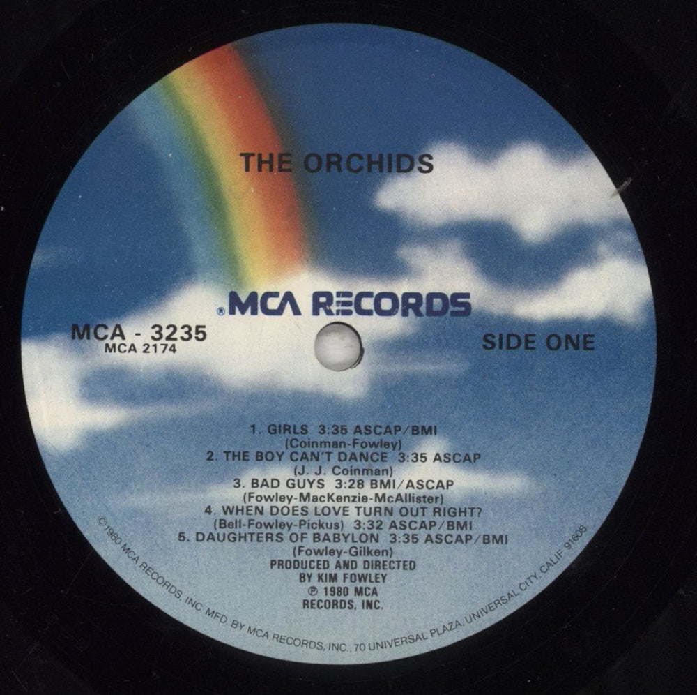 The Orchids (Rock) The Orchids US vinyl LP album (LP record) 71GLPTH856378