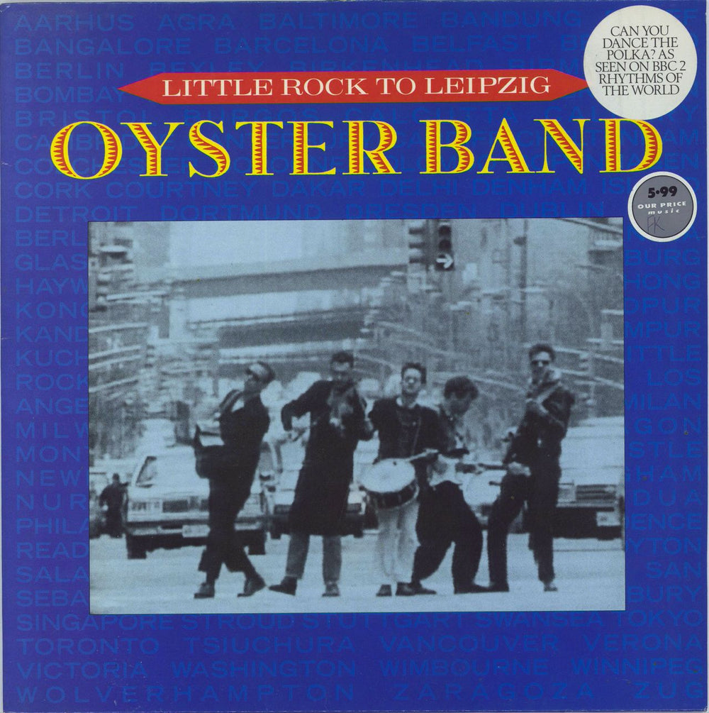 The Oyster Band Little Rock To Leipzig UK vinyl LP album (LP record) COOK032