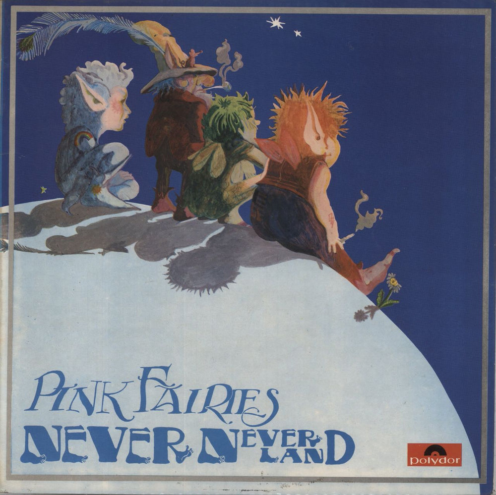 The Pink Fairies Never Never Land - 2nd - EX UK vinyl LP album (LP record) 2383045