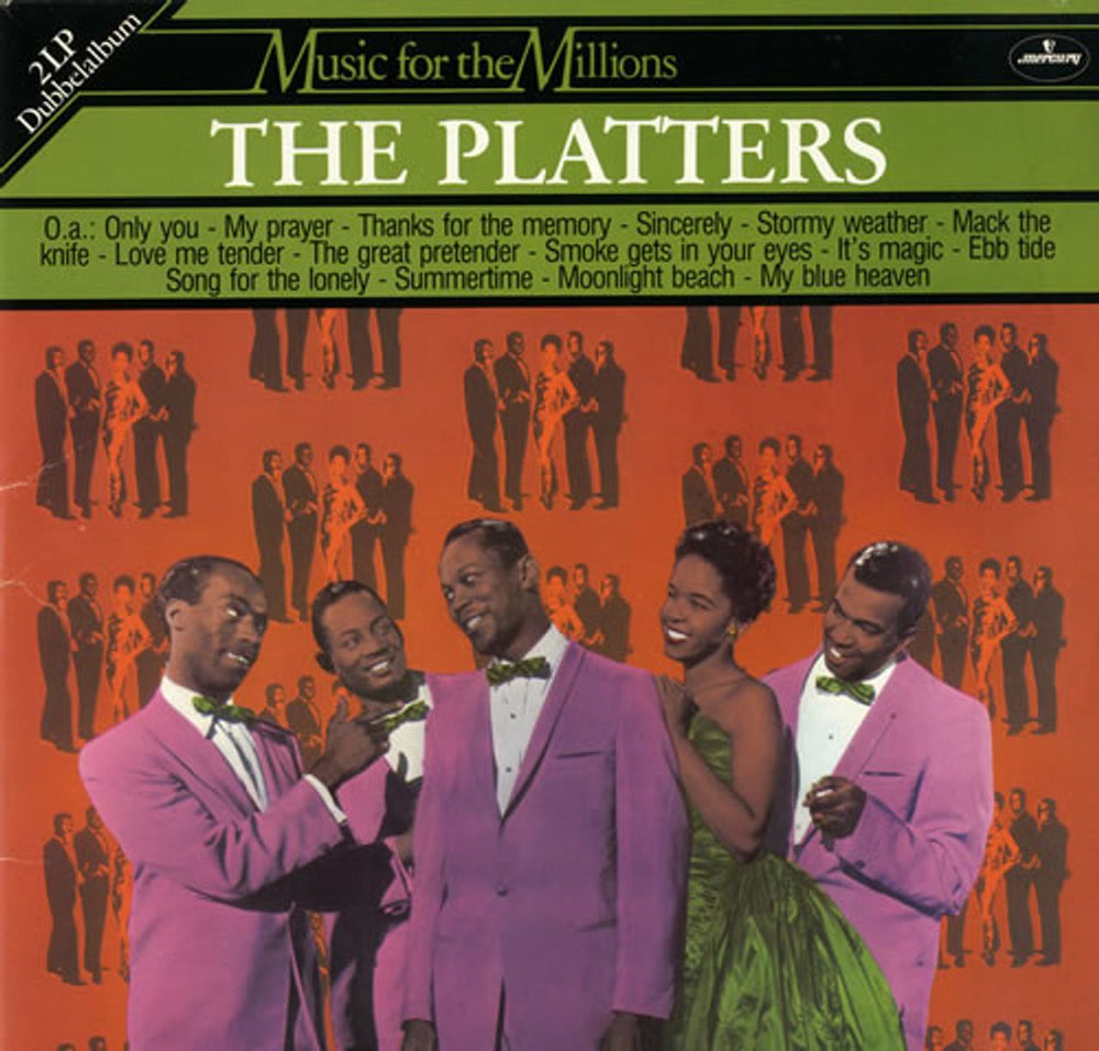 The Platters The Platters Dutch 2-LP vinyl record set (Double LP Album) 818412-1