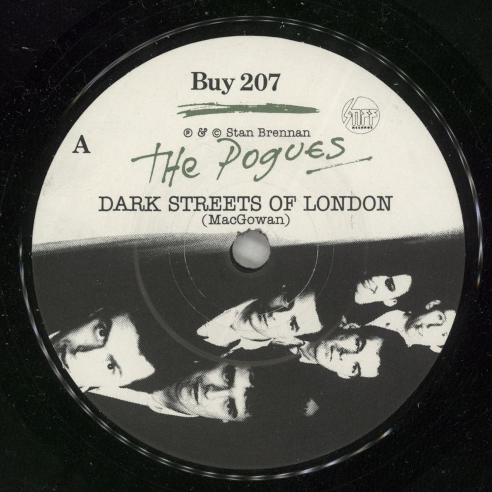 The Pogues Dark Streets Of London UK 7" vinyl single (7 inch record / 45) BUY207