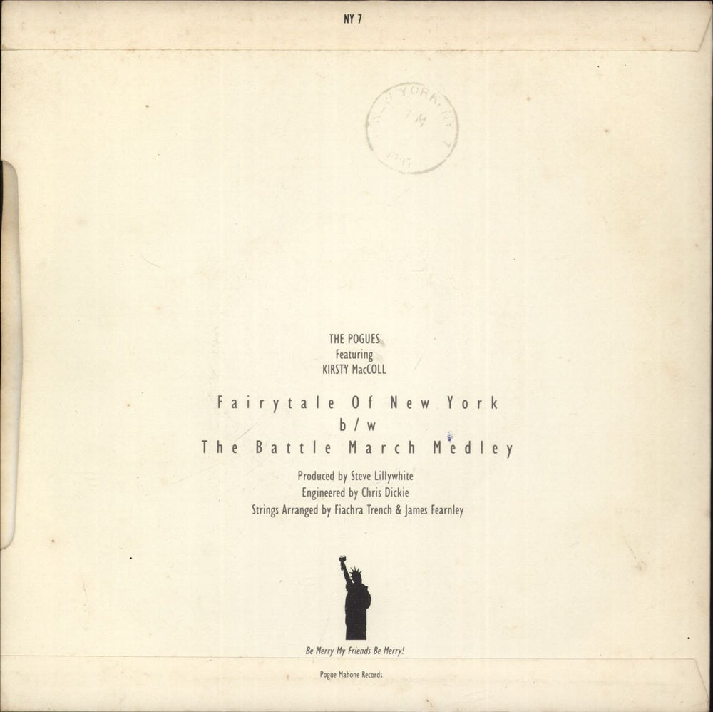 The Pogues Fairytale Of New York - VG UK 7" vinyl single (7 inch record / 45)