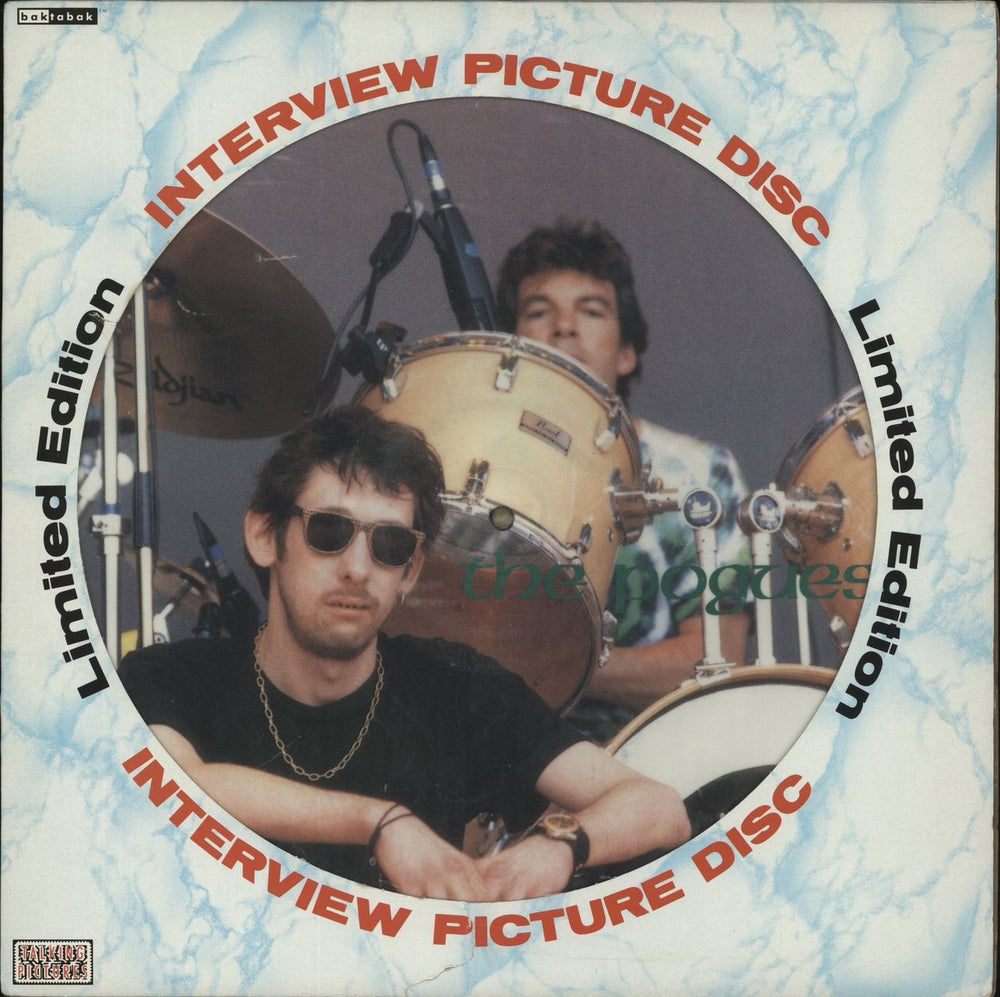 The Pogues Interview Picture Disc UK picture disc LP (vinyl picture disc album) BAK2160