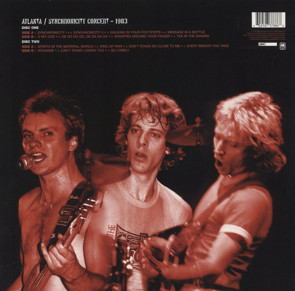 The Police Live! Vol. 2 Atlanta 1983 - RSD21 - Red Vinyl UK 2-LP vinyl record set (Double LP Album) 602507378868