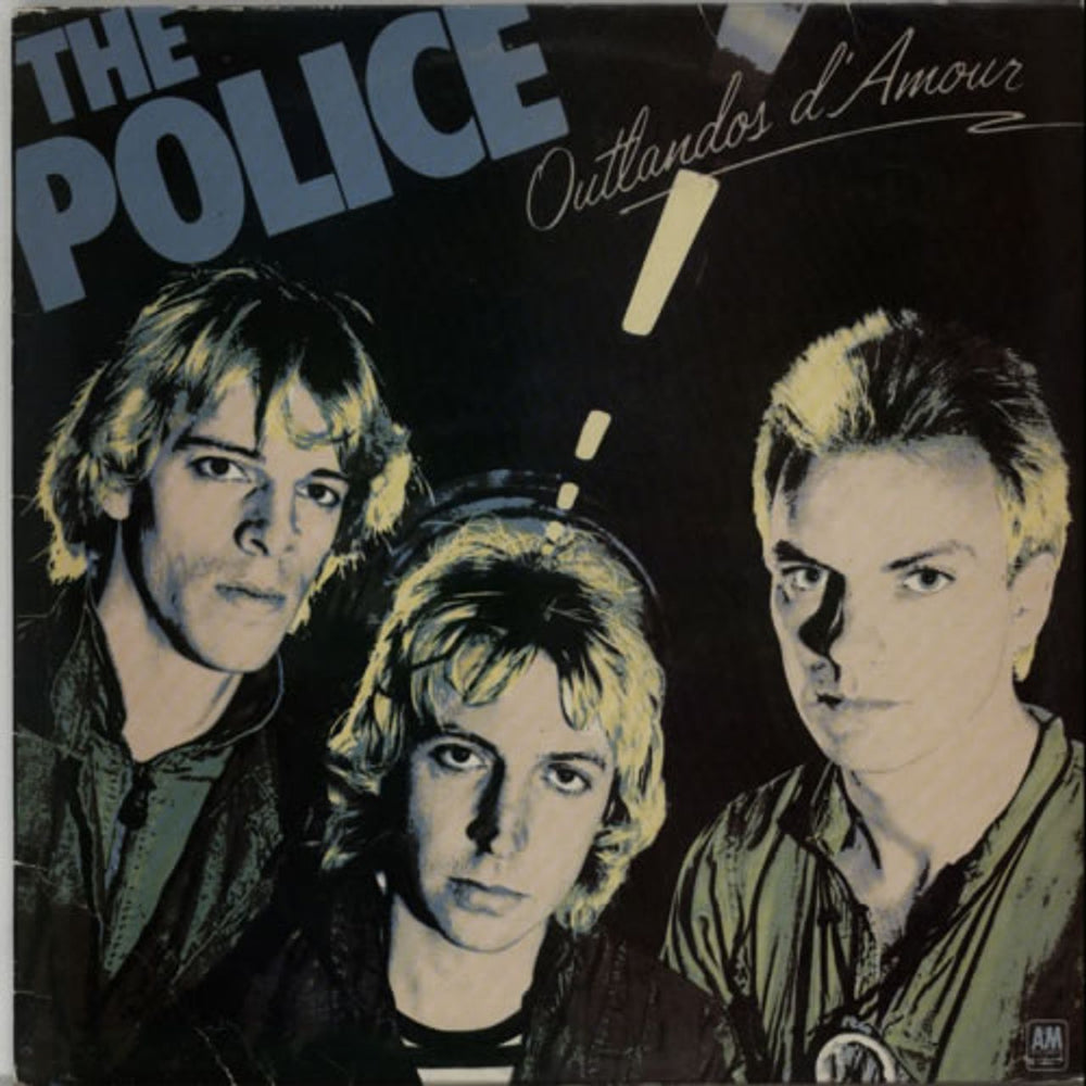 The Police Outlandos D'Amour - Blue Vinyl UK vinyl LP album (LP record) AMLH68502