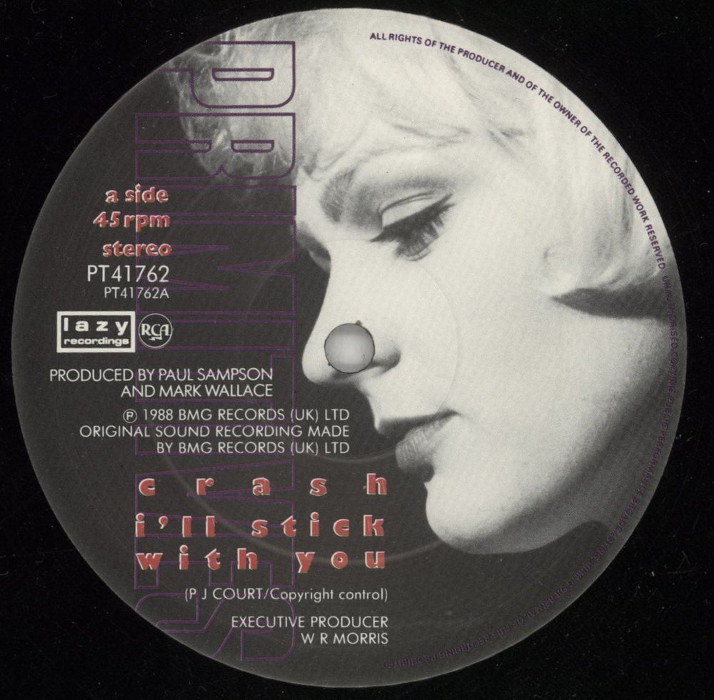 The Primitives Crash UK 12" vinyl single (12 inch record / Maxi-single) PRM12CR233822