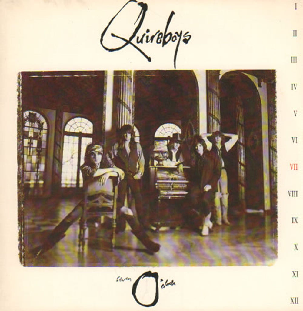 The Quireboys Seven O'Clock UK 7" vinyl single (7 inch record / 45) R6230