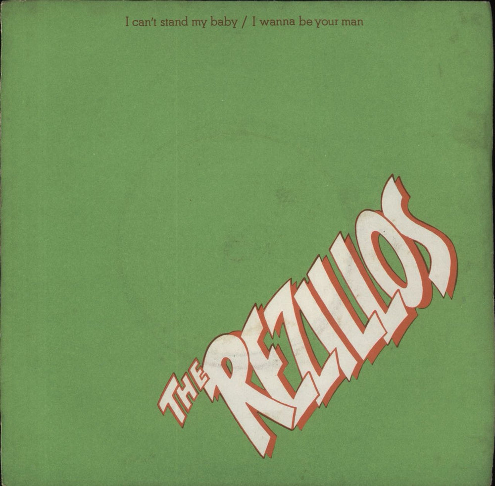 The Rezillos I Can't Stand My Baby - Solid - Mis-labelled UK 7" vinyl single (7 inch record / 45) FAB1