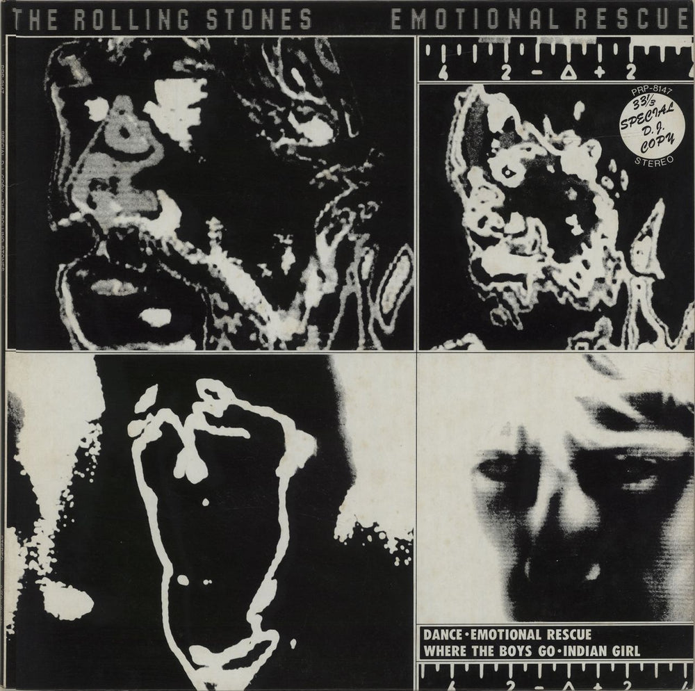 The Rolling Stones Emotional Rescue - Special DJ Copy Japanese Promo 12" vinyl single (12 inch record / Maxi-single) PRP-8147