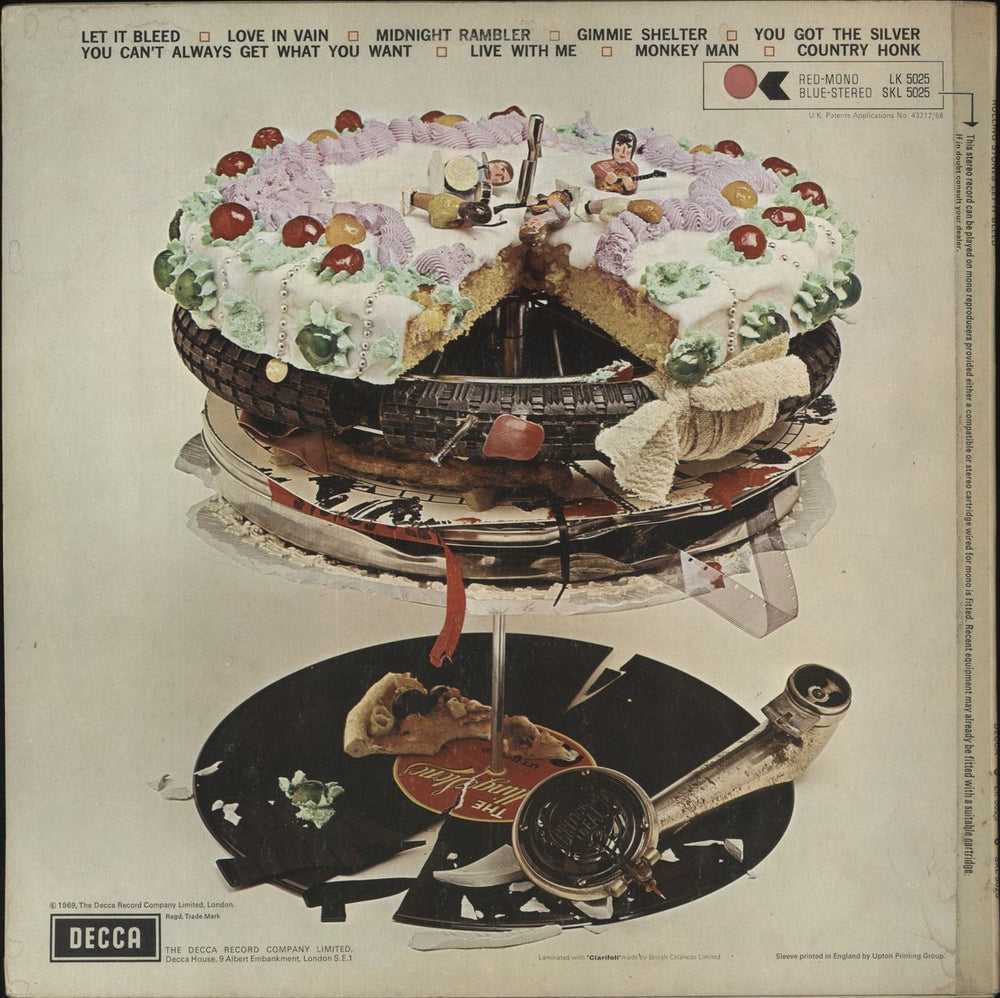 The Rolling Stones Let It Bleed - 1st - 3rd Label Design UK vinyl LP album (LP record)
