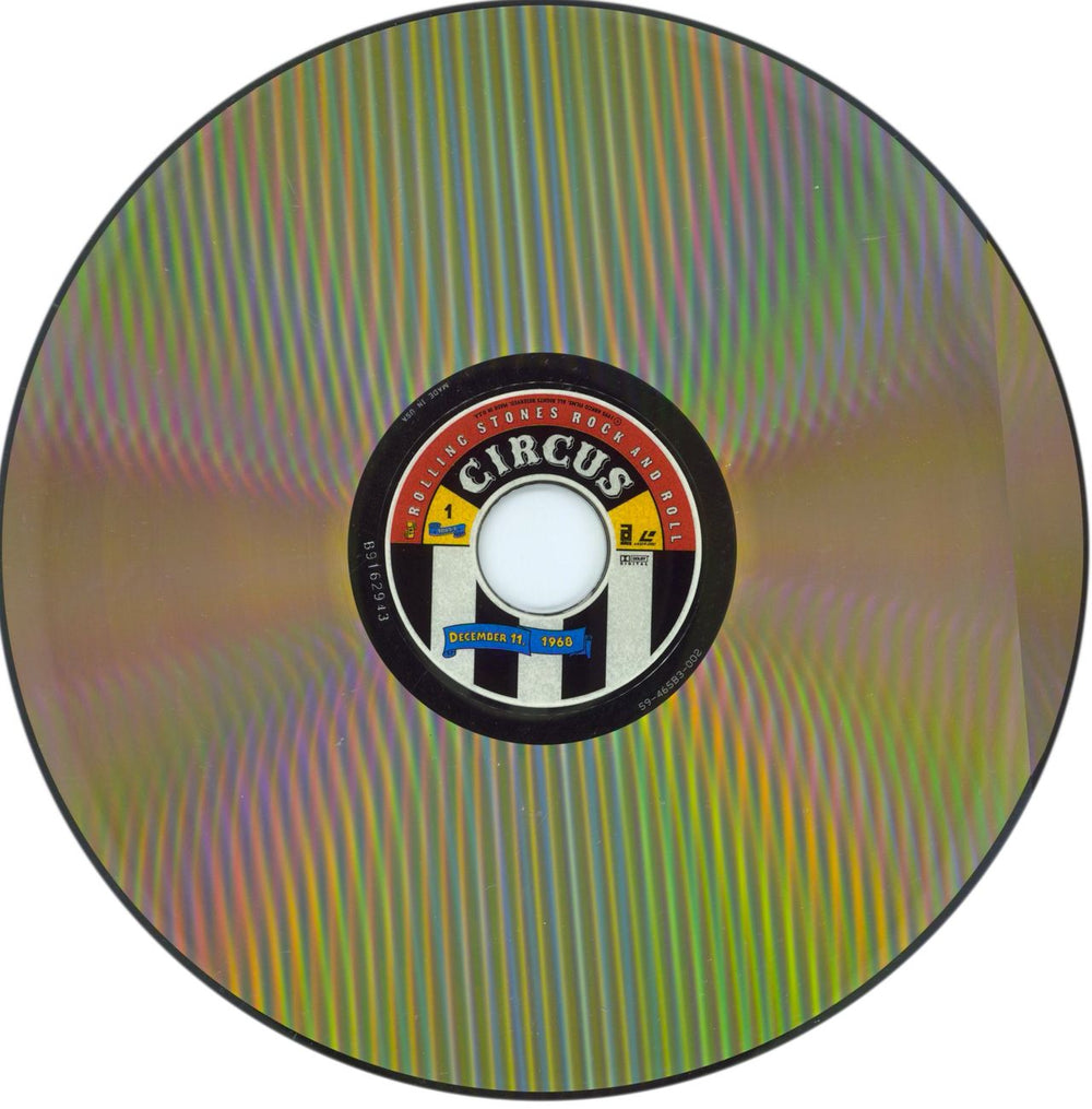 The Rolling Stones Rock And Roll Circus US laserdisc / lazerdisc ROLLZRO876670