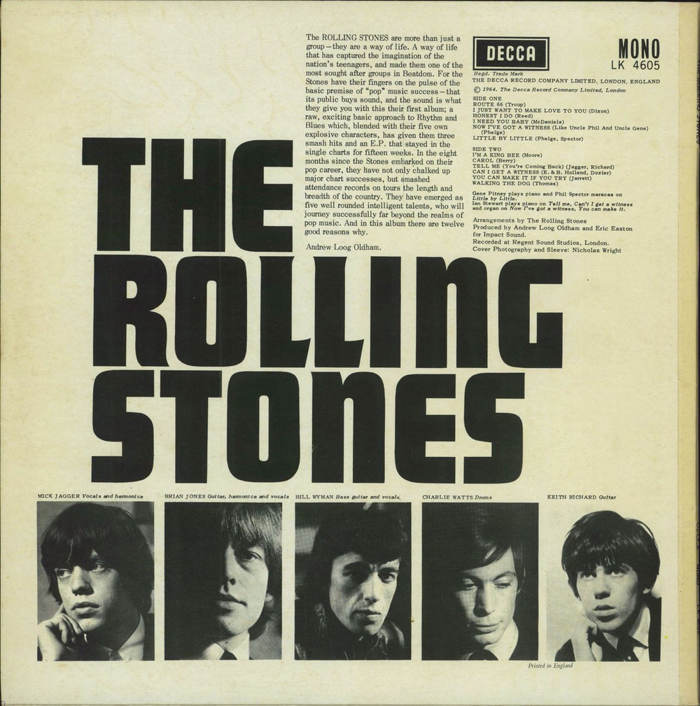 The Rolling Stones The Rolling Stones - 6th UK vinyl LP album (LP record)