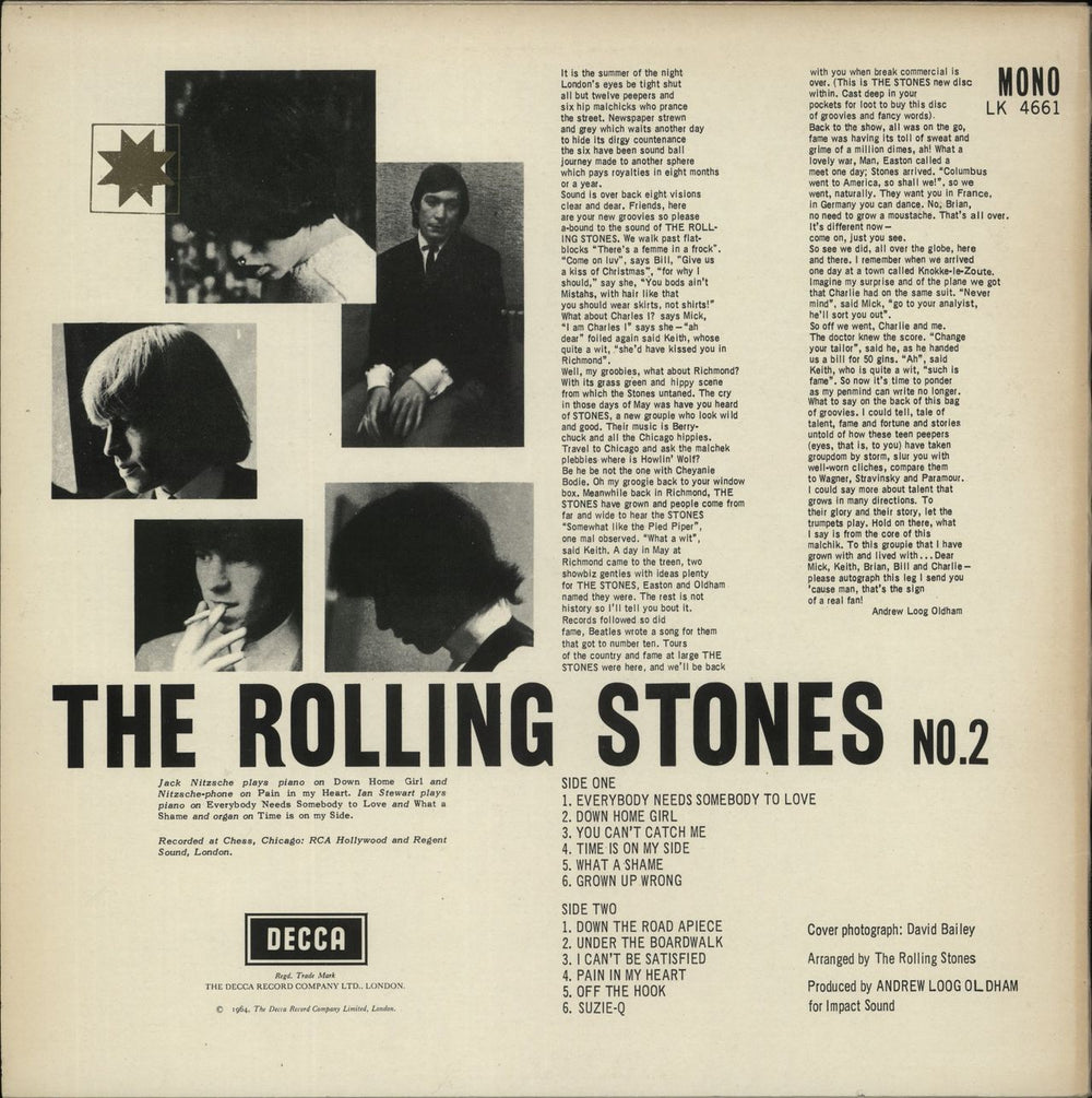 The Rolling Stones The Rolling Stones No. 2 - 80s - Star UK vinyl LP album (LP record)