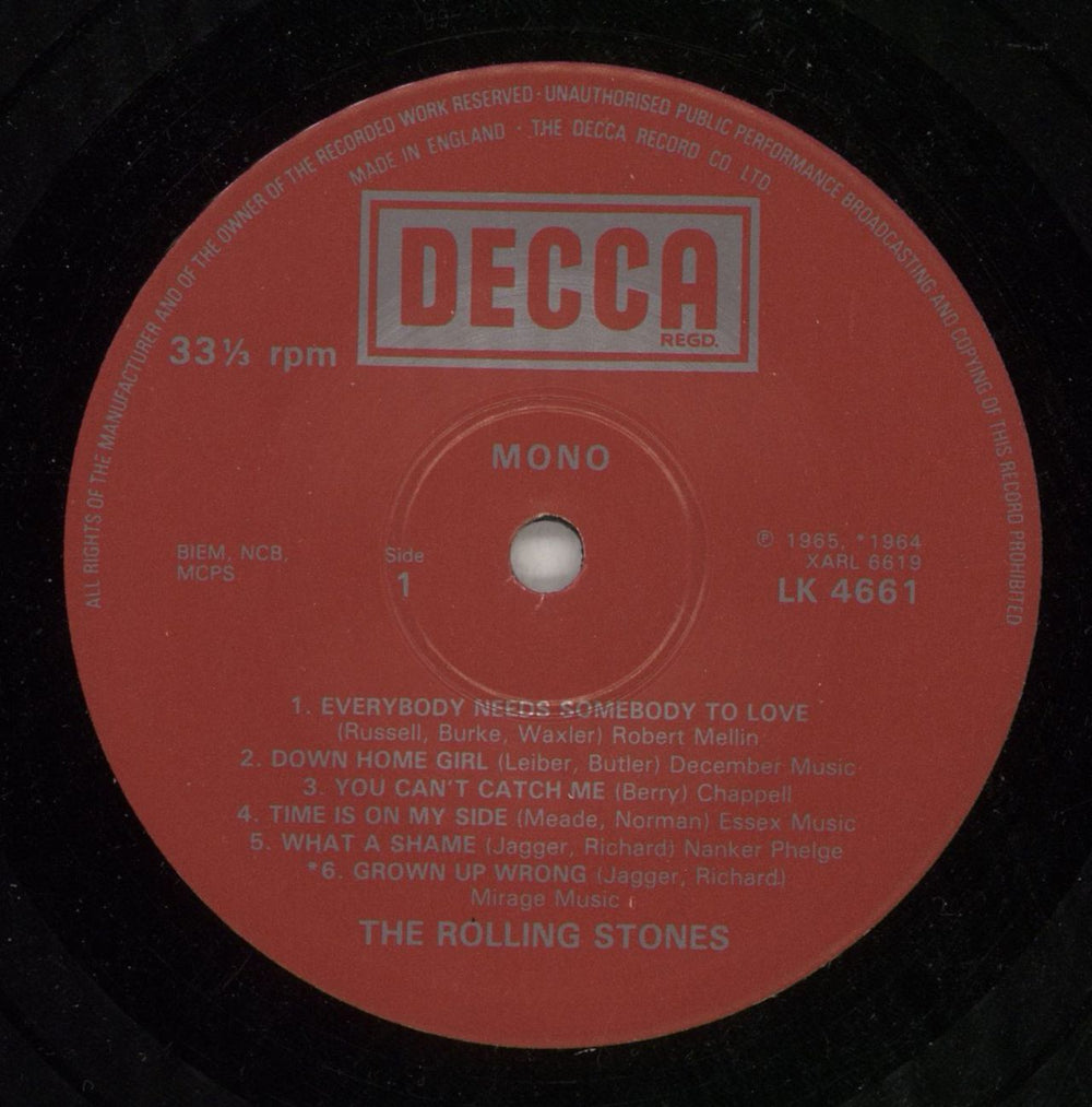 The Rolling Stones The Rolling Stones No. 2 - 80s - Star UK vinyl LP album (LP record) ROLLPTH796668