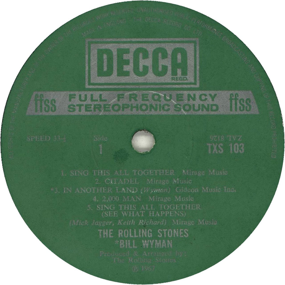 The Rolling Stones Their Satanic Majesties Request - 3rd UK vinyl LP album (LP record) ROLLPTH698810