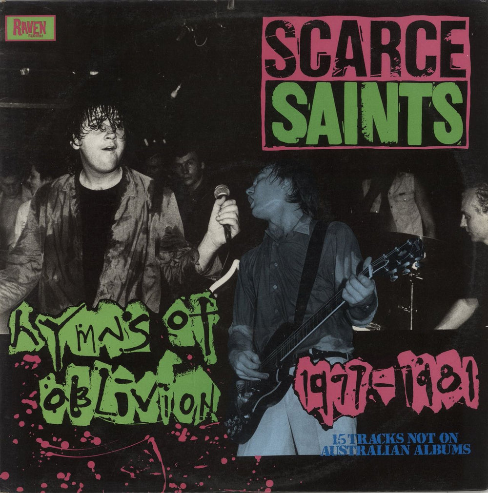 The Saints Scarce Saints - Hymns Of Oblivion 1977-1984 Australian vinyl LP album (LP record) RVLP-40
