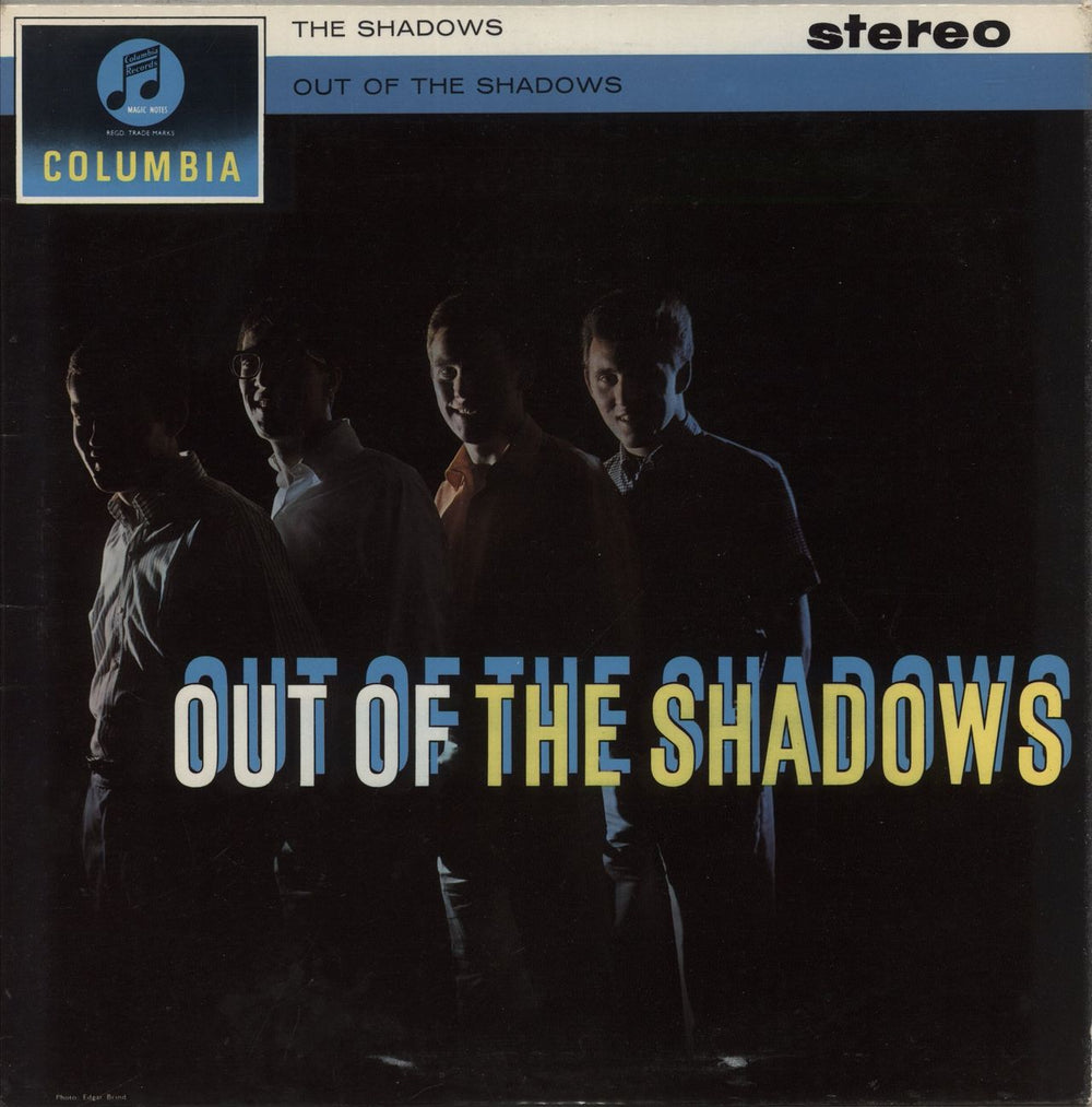 The Shadows Out Of The Shadows - 2nd UK vinyl LP album (LP record) SCX3449
