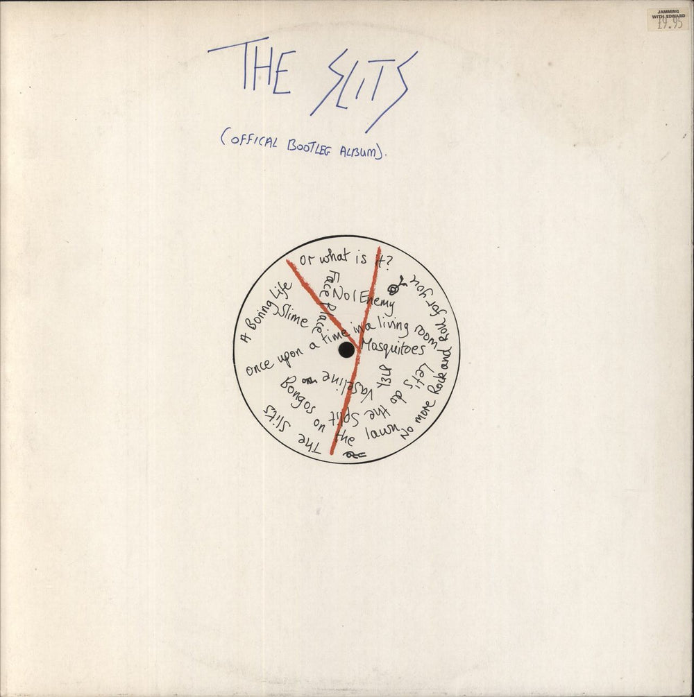 The Slits Untitled UK vinyl LP album (LP record) Y3LP