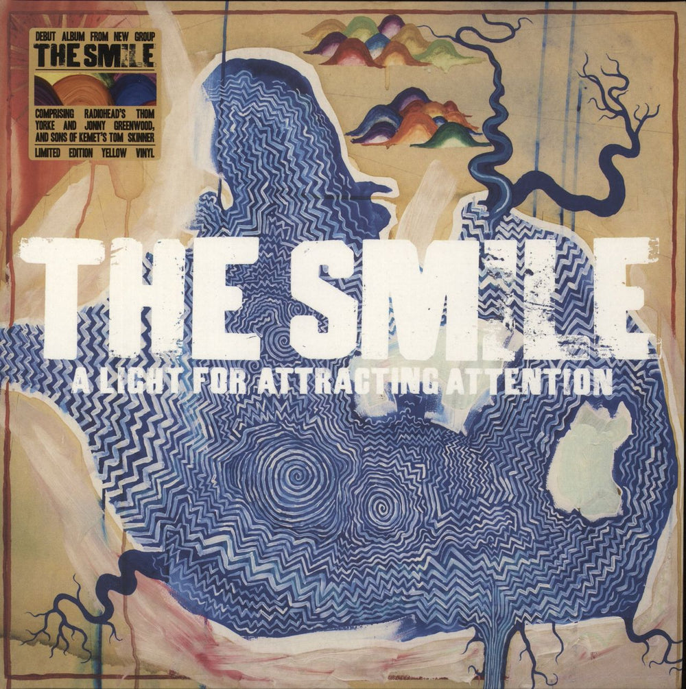 The Smile A Light For Attracting Attention - Yellow Vinyl UK 2-LP vinyl record set (Double LP Album) XL1196LPE