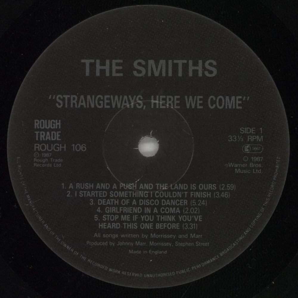 The Smiths Strangeways, Here We Come - EX UK vinyl LP album (LP record) SMILPST501158