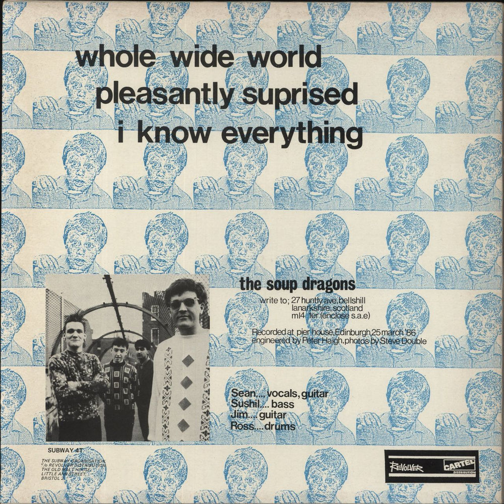 The Soup Dragons Whole Wide World UK 12" vinyl single (12 inch record / Maxi-single)