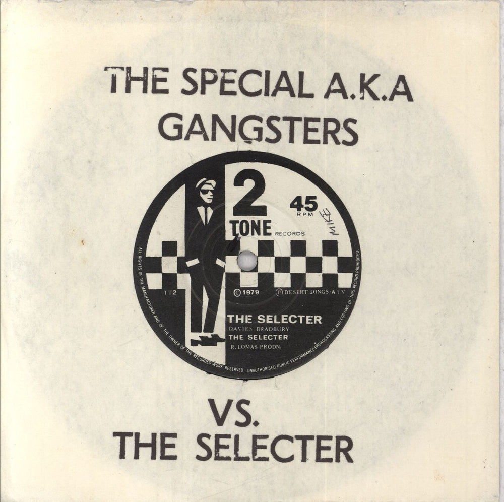 The Specials Gangsters - 1st - VG UK 7" vinyl single (7 inch record / 45) TT1/2