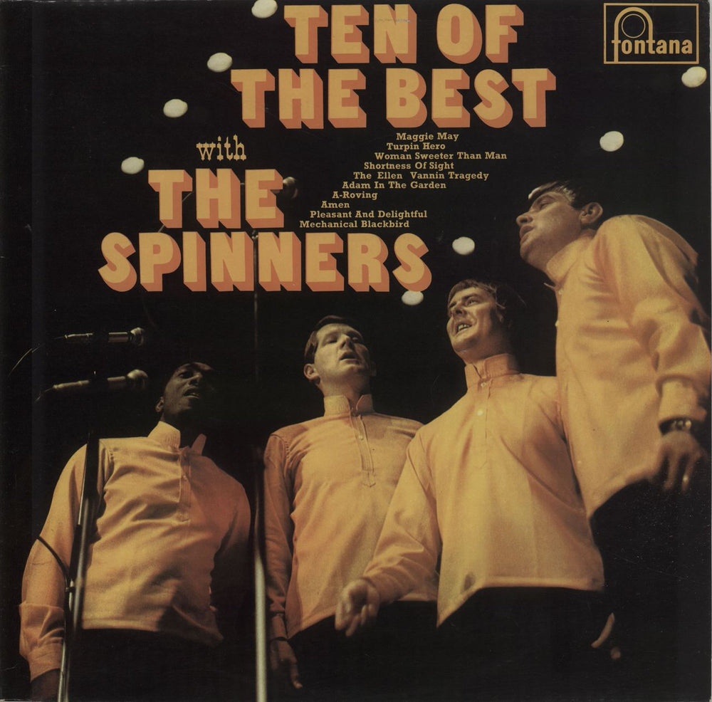 The Spinners Ten Of The Best UK vinyl LP album (LP record) SFXL51